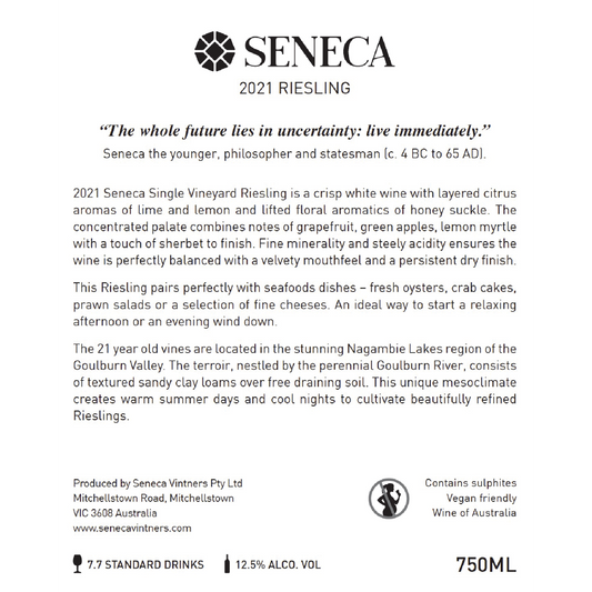2021 Seneca Riesling